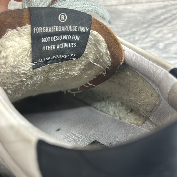 Golden Goose Men's Superstar Leather White and Brown sneakers size 44 - Picture 6 of 7